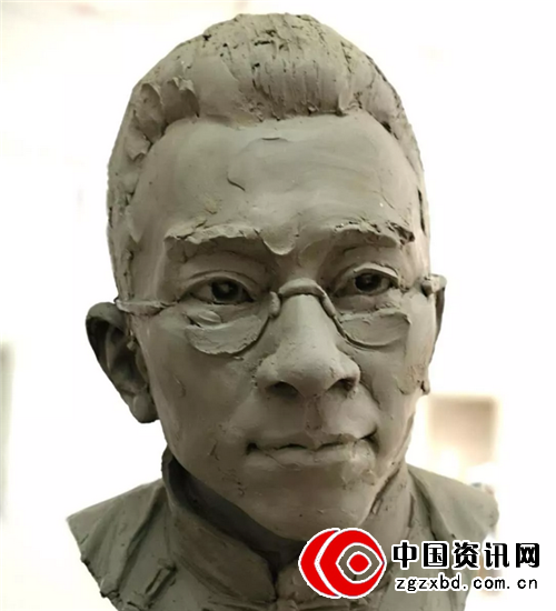 迈锡尼专栏：胡适肖像丨田跃民雕塑作品欣赏(泥稿)