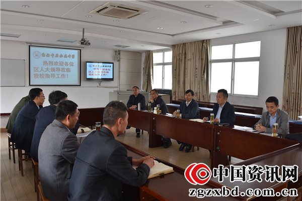 淮安市淮安区人大在吴承恩中学调研