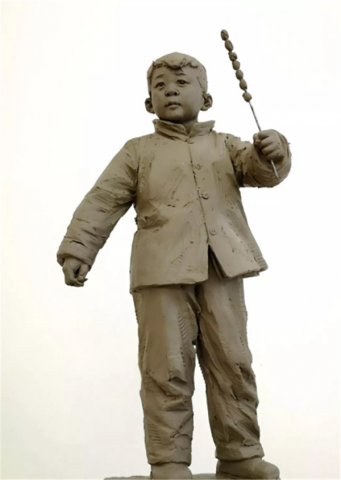 儿时记忆之三十五丨田跃民雕塑作品欣赏(泥稿)