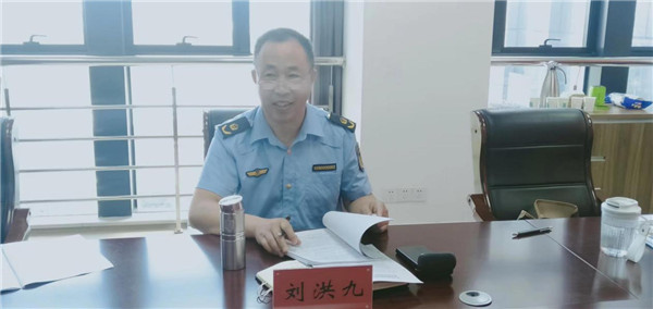 市应急管理局领导来盱开展安全生产月宣讲活动