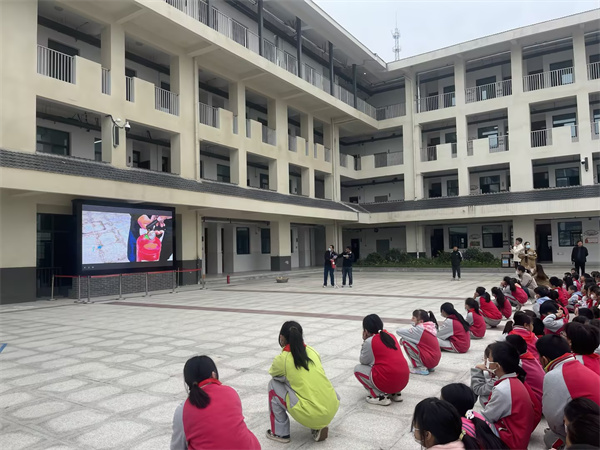 盱眙县实验小学第一分校开展消防安全演练活动