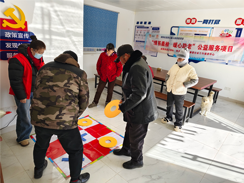 龙都社区举办“温暖元宵 爱心相伴“元宵节主题活动