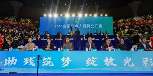 2025年全国残疾人排舞公开赛在江苏仪征开赛