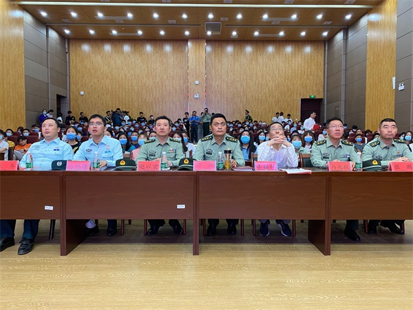 江苏省淮安市举行2021年"征兵宣传进高校"启动仪式