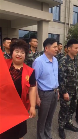 盱眙县爱心公益协会慰问驻守盱眙武警官兵