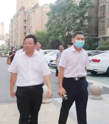 淮安市民政局赴恩来社区调研基层党建工作