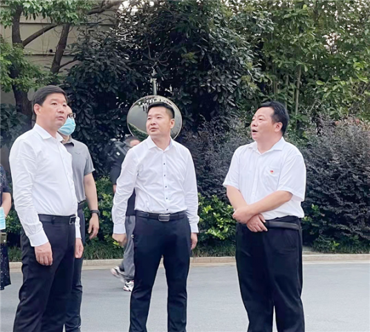 淮安区委书记张笑视察恩来社区工作