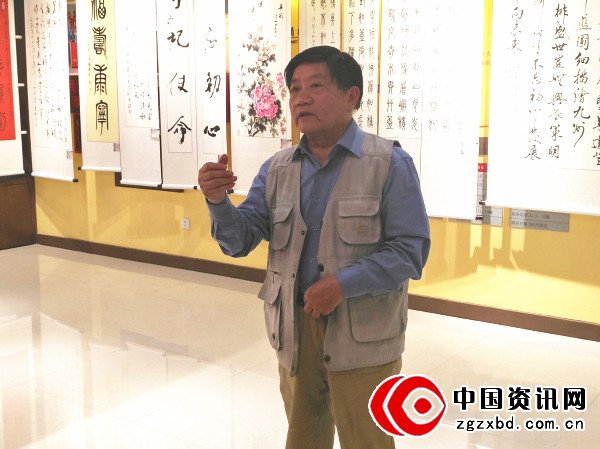 苏锡：“颂党恩”笔墨传情书画“廉”展形式新