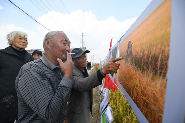 前进村：“在希望的田野上”田头摄影展深受农民欢迎