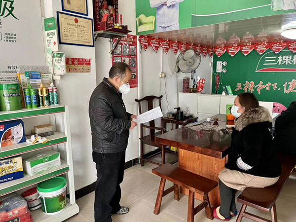 兴国县应急管理局开展油漆门店安全生产行政执法专项检查