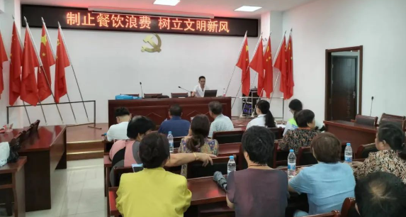 邗江区公道镇埝桥村：节约粮食从“光盘行动”开始