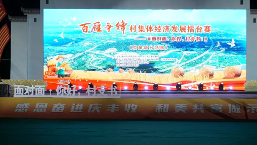 “百雁争锋—村集体经济发展擂台赛”枣林湾站赛成功举行