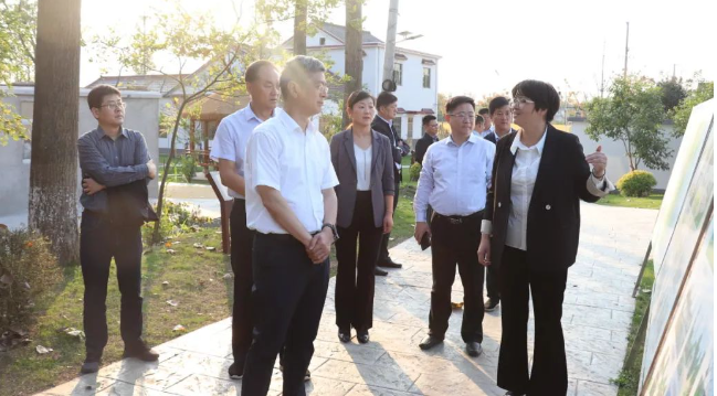 省委一号文件督查组来仪征刘集督查指导庄台整治及村级经济发展工作