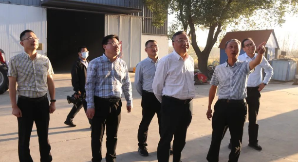 省农业农村厅来仪征新集督导秋收秋种工作