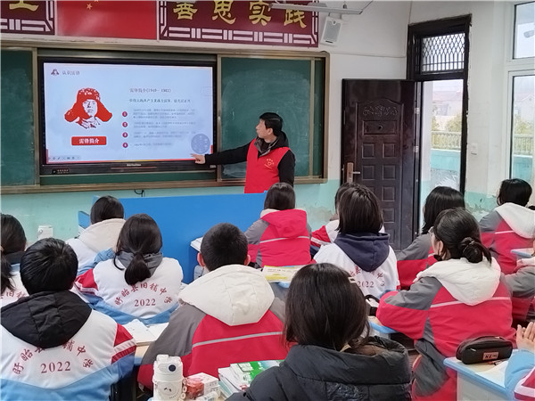 盱眙县旧铺中学开展学雷锋暨“文明实践 我是行动者”主题活动