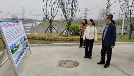 省水利厅来仪征对示范幸福河湖建设进行验收复核