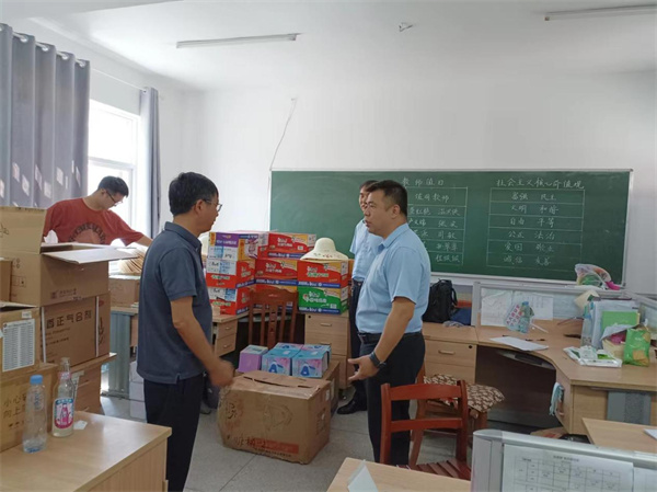 淮安市应急管理局领导赴盱眙督查指导防汛救灾工作