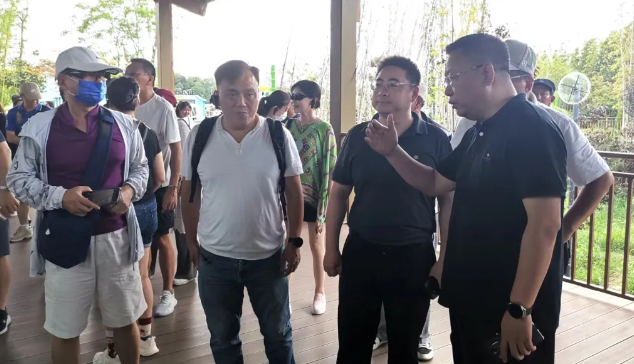 台湾青年文化团来仪征枣林湾考察交流