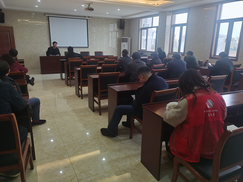 云台村召开煤气安心管摸排会议