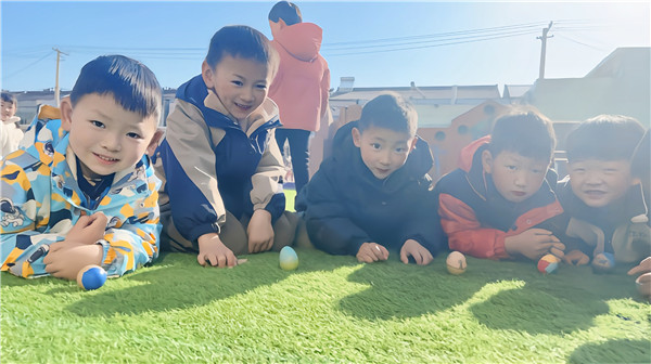 盱眙县明祖陵镇中心幼儿园开展“春分”节气主题活动