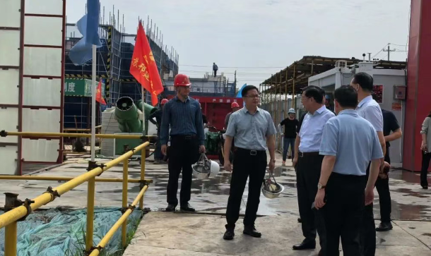 邗建集团：潘学元视察储备粮仓储项目