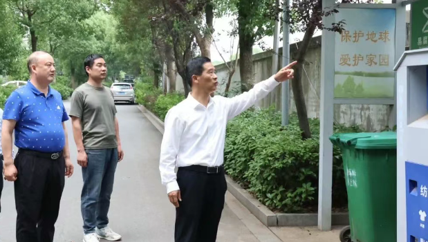 仪征枣林湾：园区主要领导到枣林社区调研