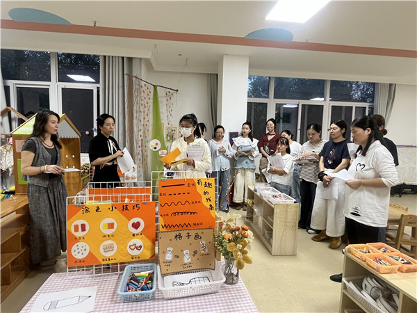 探幼儿视角 创灵动环境——盱眙县临淮新寓幼儿园开展育人环境创设观摩活动