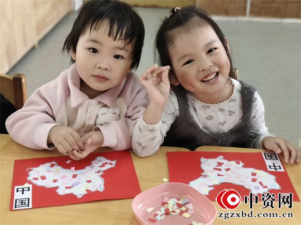 童心迎国庆 巧手绘祖国——盱眙县马坝镇中心幼儿园开展迎国庆主题活动