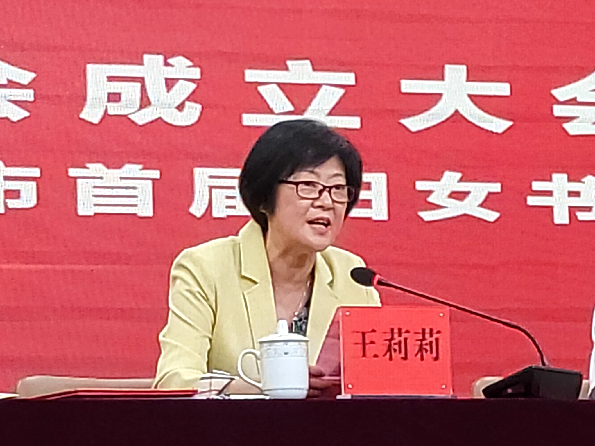 淮安市妇女书法研究会成立大会召开